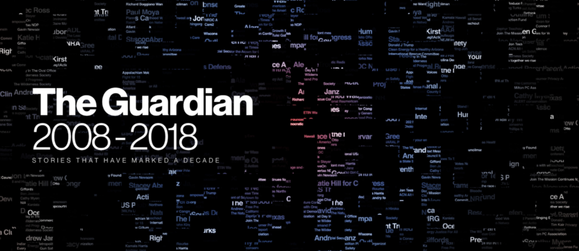 The Guardian 2008 - 2018 portfolio image